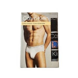 Calvin Klein Men Hip Brief Cotton Stretch Size XL NWT